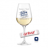 LEONARDO Weißweinglas TIVOLI 450 ml mit Gravur - Einzigartiges Geschenk für Einweihung