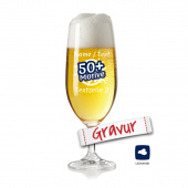 LEONARDO Daily Bierglas 360 ml mit Gravur - Geschenk für Biertrinker