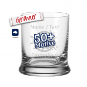 LEONARDO Whiskyglas mit Gravur - Whiskey Geschenk zum Ruhestand, für Ehemann oder Vater