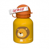 Sigikid Personalisierte Trinkflasche Löwe mit Namen - Geschenk für Kinder, Junge / Mädchen mit Gravur