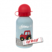 Sigikid Kinder Trinkflasche Traktor, 350ml mit Gravur