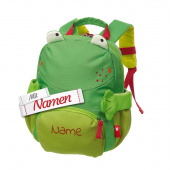 Sigikid Kindergarten Rucksack Frosch grün, bestickt