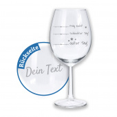 XL Weinglas Schlechter Tag, Guter Tag, Frag nicht, Design Diskret