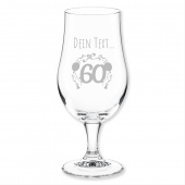 60. Geburtstag Geschenkidee, Bierglas, Namensgravur