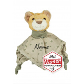 Baby Geschenk personalisiert: Schmusetuch Löwe Leo von Sterntaler mit Namen bestickt als Tröster zur Geburt und Taufe