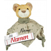 Baby Geschenk personalisiert: Schmusetuch Löwe Leo von Sterntaler mit Namen bestickt als Tröster zur Geburt und Taufe