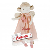 Fehn Schmusetuch Fee, bestickt als Spielkamerad, Einschlafhilfe und Schnuffeltuch, Babygeschenk personalisiert