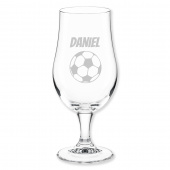 Fußballtrainer Geschenk Bierglas mit Gravur für Männer