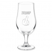 Geburtstagsgeschenk für Männer: Bierglas mit Mittelfingergravur