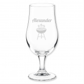 Geschenkidee für Opa, Biertulpe, Grillmotiv, Namensgravur