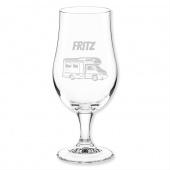 Geschenkidee zur Rente, Biertulpe, Wohnmobil, Namensgravur