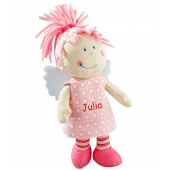 HABA Schutzengel Tine mit Namen, besticktes Geschenk zur Geburt oder Taufe