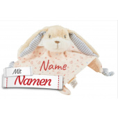 Hase Hanni Schmusetuch mit Namen bestickt von Sterntaler, Personalisiertes Baby Geschenk