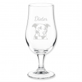 Hunde Geschenkidee, Bierglas, Namensgravur