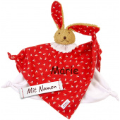 Käthe Kruse Klassik Hase Schmusetuch, bestickt