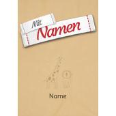 Kinder Kuscheldecke mit Namen aus der Giraffe & Löwe Kollektion von Sterntaler – bestickt