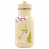 Kinder Trinkflasche mit Gravur Einhorn – Trixie Mrs. Unicorn aus Edelstahl, mit Namen