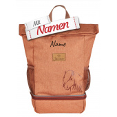 Kinderrucksack mit Namen, Pferd Sunny von Sterntaler, Mädchen Rucksack bestickt für Kita und unterwegs