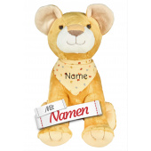 Kuscheltier mit Namen Löwe Leo von Sterntaler, bestickt auf Halstuch, XXL Plüschtier als Babygeschenk