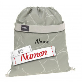 LÄSSIG Sportbeutel personalisiert Bold Lässig Kinder Turnbeutel Sportbeutel mit Rucksackfunktion – mit Namen bestickt