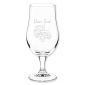 Personalisierbares Trecker Bierglas mit Gravur für Männer Geschenke