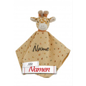 Schmusetuch Baby personalisiert Giraffe Kaya Giraffe – mit Namen bestickt von Sterntaler