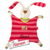 Schmusetuch Hase von Sigikid mit Namen bestickt, Schnuffeltuch personalisiert
