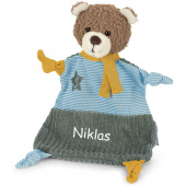 Schmusetuch personalisiert Bär Bär Ben mit Namen bestickt von Sterntaler