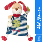 Sigikid Schnuffeltuch Hase, Organic Green Bio, bestickt
