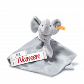 Steiff Schmusetuch My First Steiff Elefant mit Namen bestickt, Babygeschenk zur Geburt