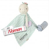 Sterntaler Baby Geschenkset Schildkröte Sally mit Namen bestickt, Schmusetuch + Musselin