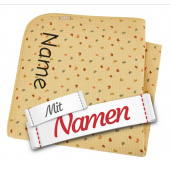 Sterntaler Babydecke Musselin mit Namen – Safari Kollektion, Kuscheldecke personalisiert, Kinder Kuscheldecke, bestickt