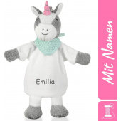 Sterntaler Handpuppe-Schnuffeltuch Einhorn, bestickt