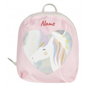 Sterntaler Einhorn Kindergartenrucksack mit Namen bestickt, Mädchen Rucksack personalisiert