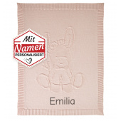 Sterntaler Emmi Girl Strick-Schmusedecke / Kuscheldecke mit Namen personalisiert, bestickt