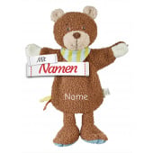 Sterntaler Handpuppe Bär Bob mit Namen bestickt, personalisiertes Geschenk zur Geburt