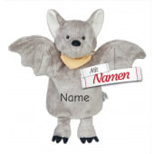 Sterntaler Handpuppe Fledermaus mit Namen bestickt, personalisiertes Geschenk zur Geburt