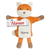 Sterntaler Handpuppe Fuchs Filou mit Namen bestickt, personalisiertes Geschenk zur Geburt
