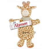Sterntaler Handpuppe Giraffe Kaya mit Namen bestickt, personalisiertes Geschenk zur Geburt