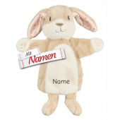 Sterntaler Handpuppe Hase Hanni mit Namen bestickt, personalisiertes Geschenk zur Geburt