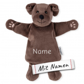 Sterntaler Hund Kinder Handpuppe-Schnuffeltuch mit Namen bestickt