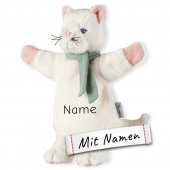 Sterntaler Katze Kinder Handpuppe-Schnuffeltuch mit Namen bestickt