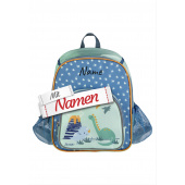 Sterntaler Kindergartenrucksack personalisiert Dino Rexi – Dinosaurier Rucksack mit Namen bestickt, wasserresistent, gepolsterte Riemen