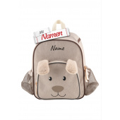 Sterntaler Kinderrucksack personalisiert, Rucksack Hund Lucky – mit Namen bestickt, wasserresistent, mit Brustgurt und Flaschenhalter