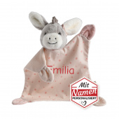 Sterntaler Schmusetuch Emmi Girl in Rosa, 30 cm, bestickt