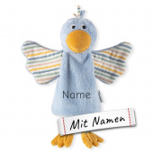 Sterntaler Vogel Kinder Handpuppe-Schnuffeltuch mit Namen bestickt