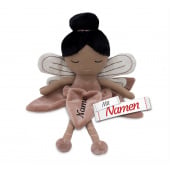 Stoffpuppe Fee personalisiert mit Namen, Fee Mae, Kuschelpuppe 32 cm, Geschenk für Mädchen