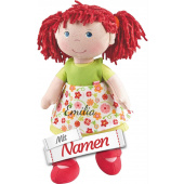 Stoffpuppe HABA Liese Puppe mit Namen bestickt