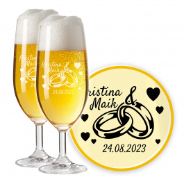 Leonardo Bierglas 0,5 L Mit Gravur 'Real Lady' – Für Frauen, Robust, Spülmaschinengeeignet