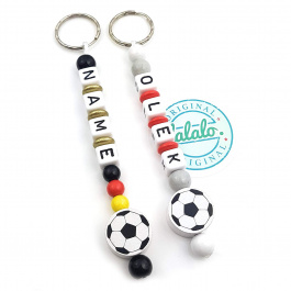 Personalisierter Fußball Schlüsselanhänger Für Jungen Männer Frauen Jungen Mädchen Geschenke, Fußball-Schlüsselring Sport Geburtstagsgeschenk Camp Team Trainer Papa Geschenk